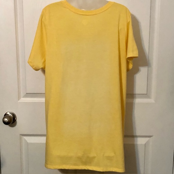 TORRID SUNKISSED Yellow Graphic Tee with Sunkissed Print WOMEN PLUS SIZE 2X NWOT - Picture 2 of 10